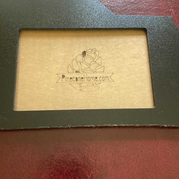 Sweet Caroline North Carolina Pinecone Home Hand Crafted Picture Frame 4x6 Black - Picture 2 of 8